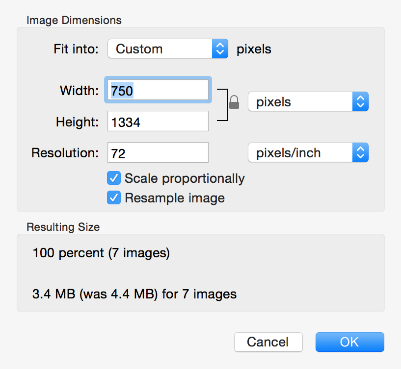 mac software for reducing image size